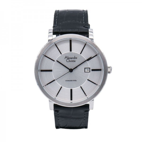 Alexandre Christie AC 8344 SIlver White Man MDLSSSL